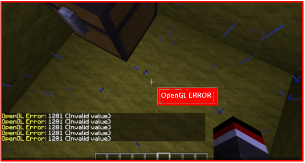 Solution To The Opengl 1281 Error Bug In Minecraft